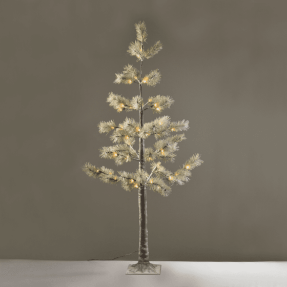 "Snow Pine Tree" 56 Ww Led Λαμπακ.ανταπτ.(24Vdc) Ip44 21X21X150Cm 3M Kαφε Καλ. Τροφ.