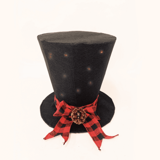 "Black Fabric Hat"