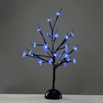 "Table Tree" 25 Led Σχεδιο Λαμπακ Με Μπαταρια 3Xaa Μπλε Ip20 10X10X45Cm