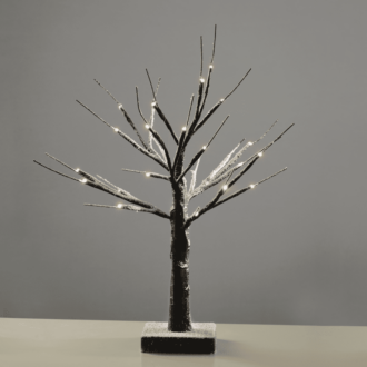 “Snow Tree” Maypo Δεντρο 24 Led Λαμπακ Μπαταρ(3Xaa) Θερμο Λευκο Ip20 45Cm