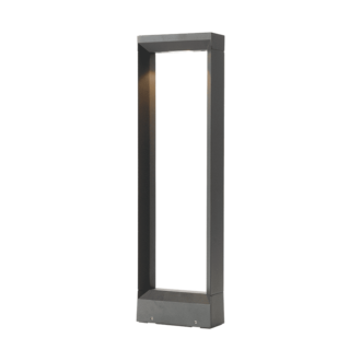 Led Cob Post Luminaire 8W 180Lm 90° 230V Ac 3.000K Dark Grey Cri80 Ip54 30.000Hrs