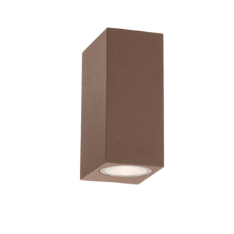 Gu10 Wall Luminaire 230V Ac Rusty Ip65  Max.2X35W