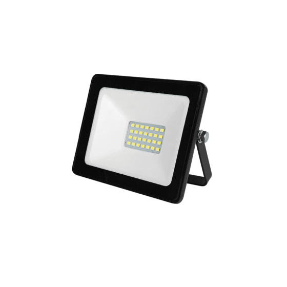 Black Led Smd Flood Luminaire Ip66 20W Green 230V