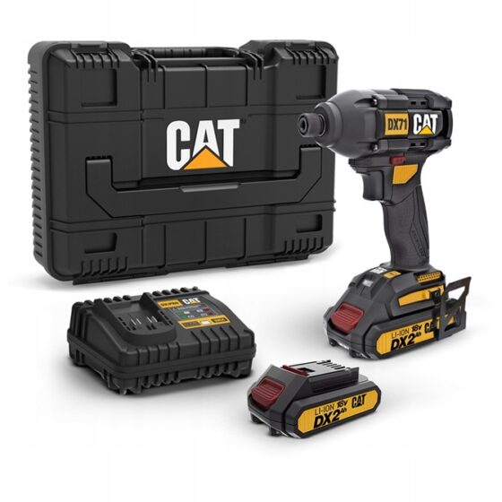 CAT SET ΚΑΤΣΑΒΙΔΙ ΠΑΛΜΙΚΟ Li-ion 18V 2x2Ah DX71