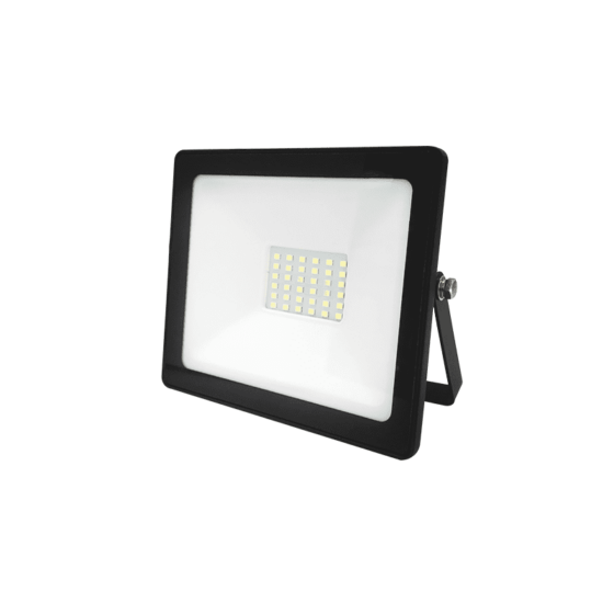 Black Led Smd Flood Luminaire Ip66 30W Green 230V