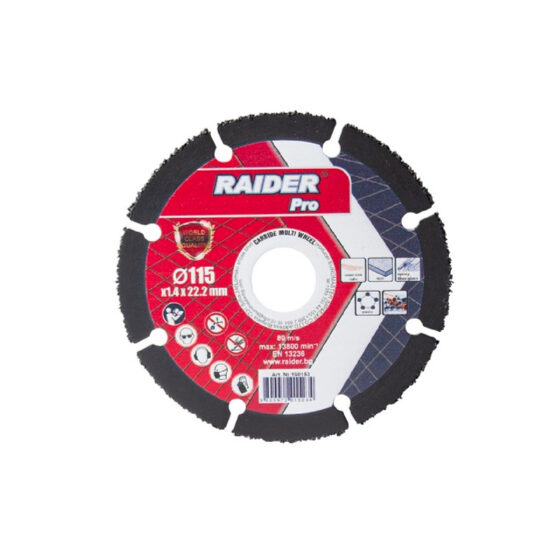 RAIDER ΤΡΟΧΟΣ ΚΟΠΗΣ CARBIDE 115x1