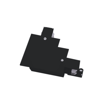 Black 90º Connector For 4 Wire Recessed