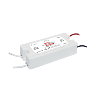 Mini Plastic Cv Led Driver 24W 230V Ac-12V Dc 2A Ip20 With Cables